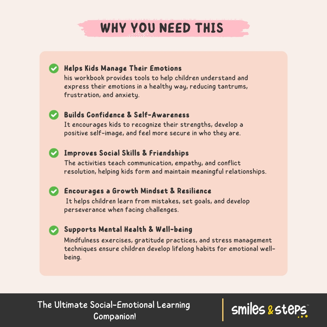 Social Emotional Learning Workbook for Kids