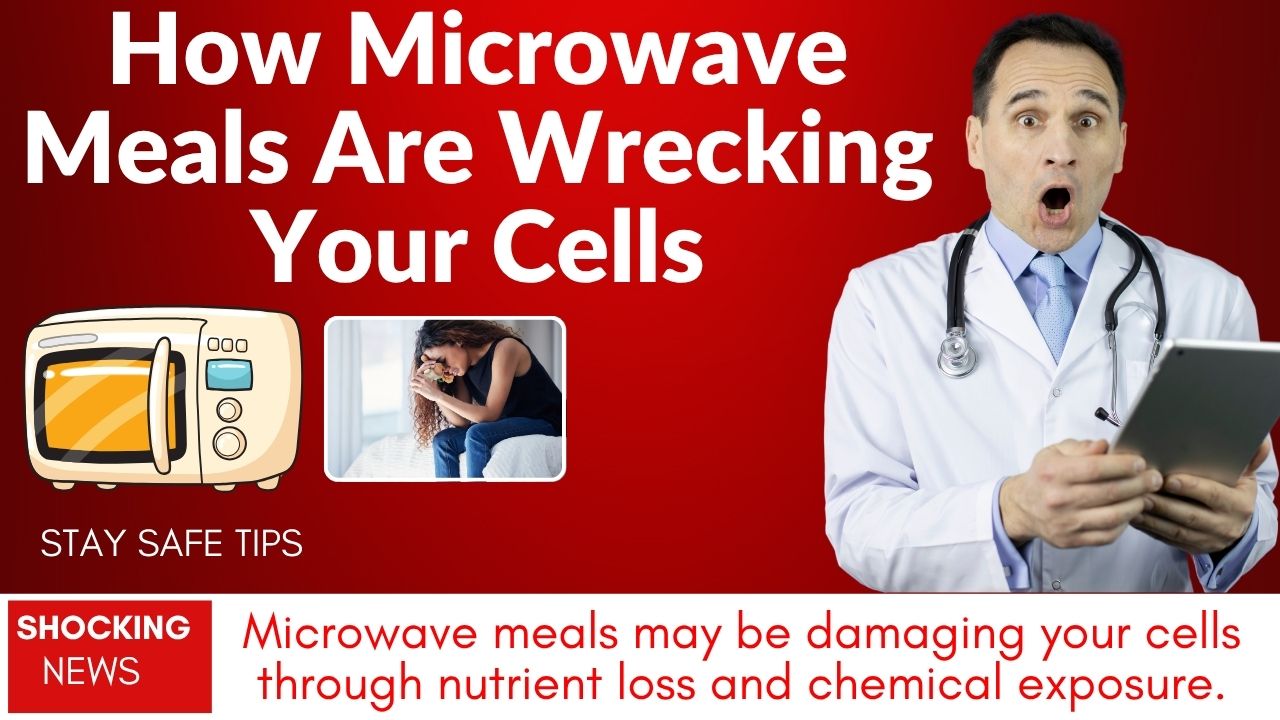 Microwave meals may be damaging your cells through nutrient loss and chemical exposure.