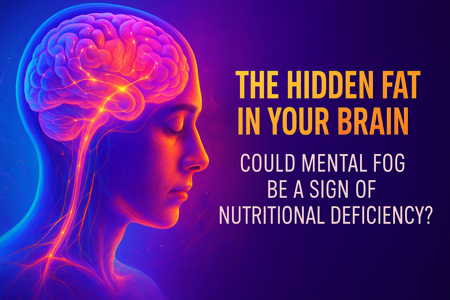 The Hidden Fat in Your Brain Could Mental Fog Be a Sign of Nutritional Deficiency